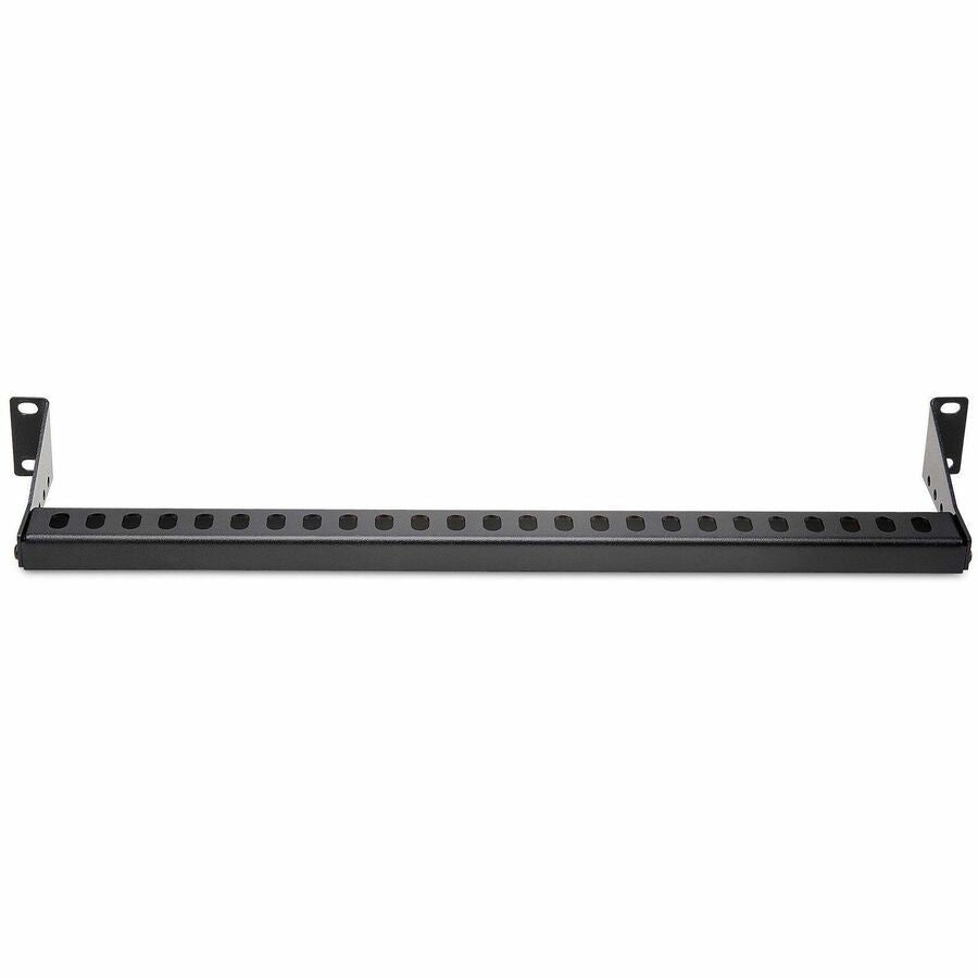 StarTech.com Barre de gestion de câbles horizontale 1U avec profondeur réglable, barre de laçage montable en rack de 19 pouces pour racks/armoires/panneaux de brassage organisés 12S-CABLE-LACING-BAR
