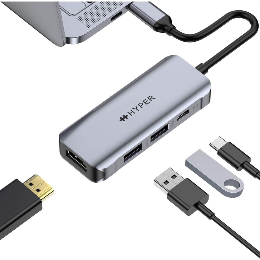 Hub USB-C Hyper 4 en 1 HD41