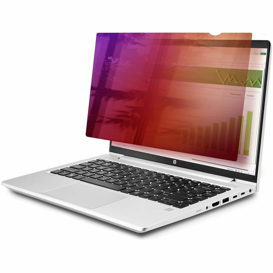 StarTech.com Écran de confidentialité pour ordinateur portable 14 pouces 16:9, filtre doré réversible avec confidentialité renforcée, filtre de sécurité informatique, angle de vue +/- 30° 14G-PRIVACY-SCREEN