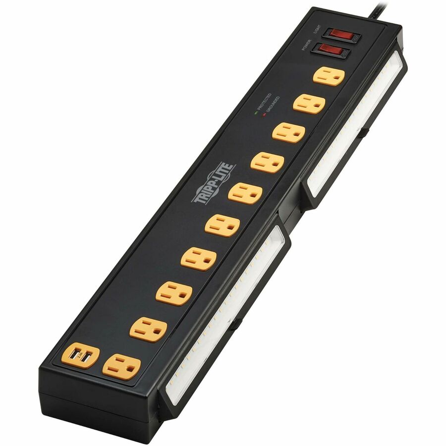 Parasurtenseur/protecteur de surtension à 10 prises Tripp Lite par Eaton Protect It! TLP1006USB TLP1006USB