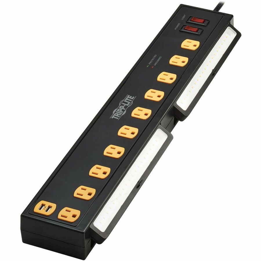 Parasurtenseur/protecteur de surtension à 10 prises Tripp Lite par Eaton Protect It! TLP1006USB TLP1006USB
