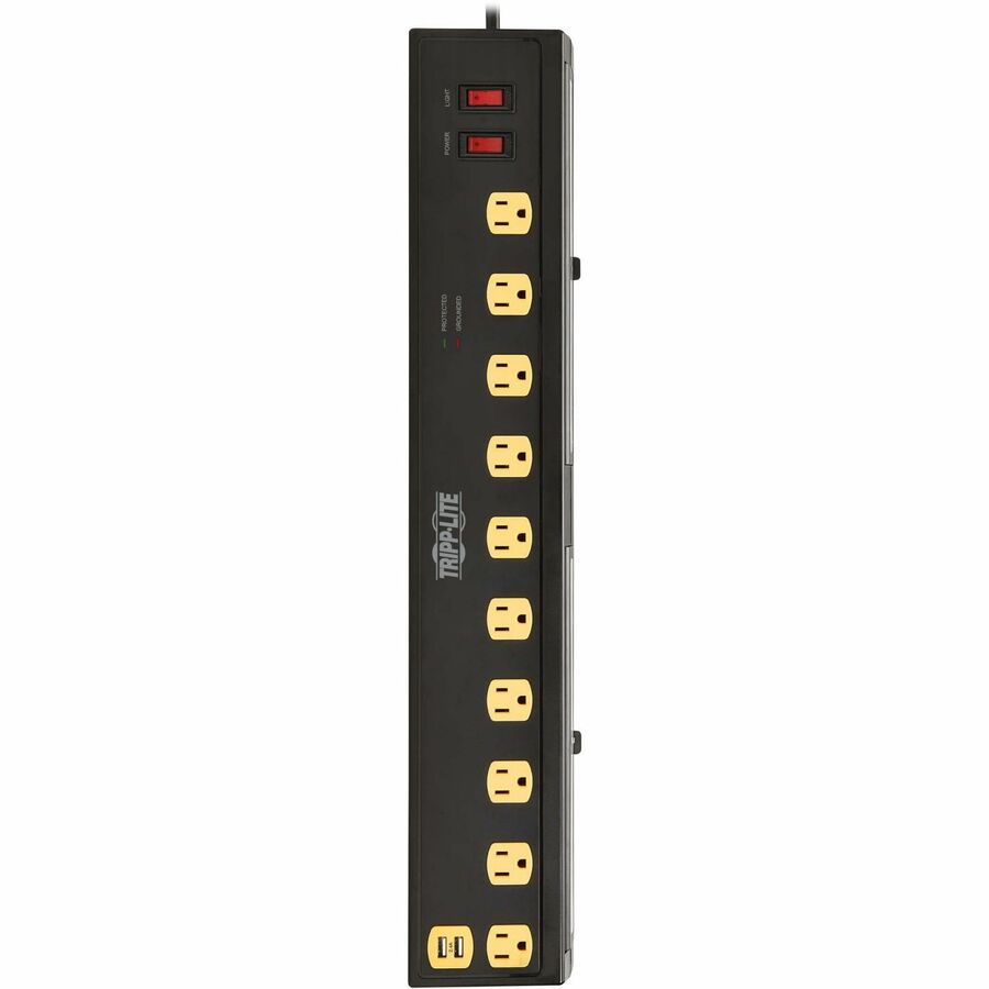Parasurtenseur/protecteur de surtension à 10 prises Tripp Lite par Eaton Protect It! TLP1006USB TLP1006USB