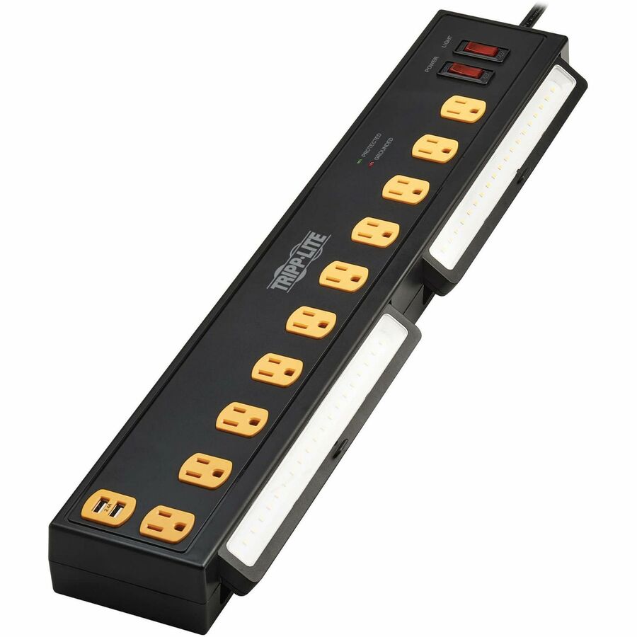Parasurtenseur/protecteur de surtension à 10 prises Tripp Lite par Eaton Protect It! TLP1006USB TLP1006USB