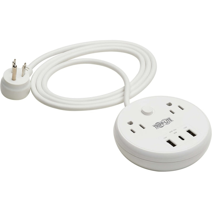 Parasurtenseur/protecteur de surtension à 5 prises Tripp Lite par Eaton Safe-IT TLP28PD57WCAM TLP28PD57WCAM