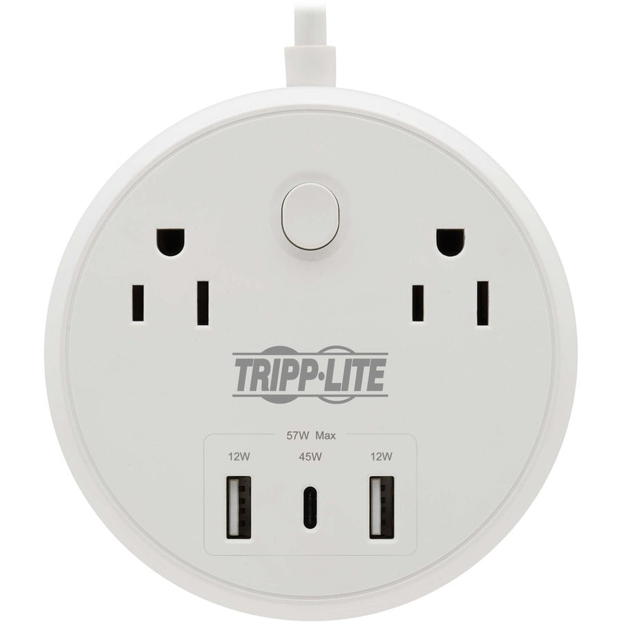 Parasurtenseur/protecteur de surtension à 5 prises Tripp Lite par Eaton Safe-IT TLP28PD57WCAM TLP28PD57WCAM