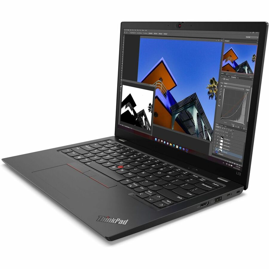 Ordinateur portable Lenovo ThinkPad L13 Gen 4 21FG003TUS 13,3" - WUXGA - Intel Core i7 13e génération i7-1355U - 16 Go - SSD 512 Go - Clavier anglais (États-Unis) - Thunder Black 21FG003TUS