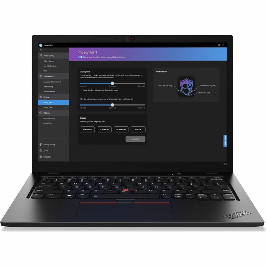 Ordinateur portable Lenovo ThinkPad L13 Gen 4 21FG003TUS 13,3" - WUXGA - Intel Core i7 13e génération i7-1355U - 16 Go - SSD 512 Go - Clavier anglais (États-Unis) - Thunder Black 21FG003TUS