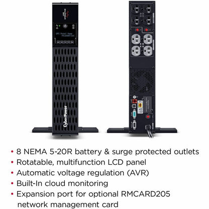 Onduleur rack/tour 2 000 VA CyberPower Smart App Sinewave PR2000RT2UC PR2000RT2UC