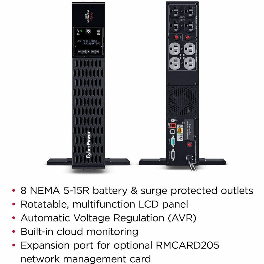 Onduleur rack/tour CyberPower Smart App Sinewave PR1000RTXL2UC 1 000 VA PR1000RTXL2UC