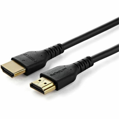 Câble HDMI 2.0 certifié de qualité supérieure StarTech.com de 1,5 m (4,9 pi) avec Ethernet, cordon d'écran UHD 4K 60 Hz haute vitesse, HDR10, durable/robuste, M/M RHDMM150CMP