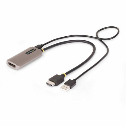 StarTech.com Câble adaptateur HDMI vers DisplayPort de 30 cm, 8K 60 Hz, convertisseur vidéo actif HDMI 2.1 vers DP 1.4, alimenté par bus USB 148B-HDMI-DP-8K