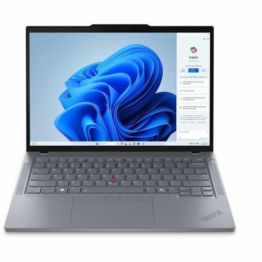 Ordinateur portable Lenovo ThinkPad T14 Gen 5 21ML0052US 14" - WUXGA - Intel Core Ultra 5 125U - 16 Go - SSD 256 Go - Clavier anglais - Gris 21ML0052US