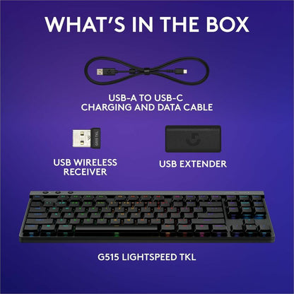 Clavier de jeu Logitech G515 Lightspeed TKL 920-012536