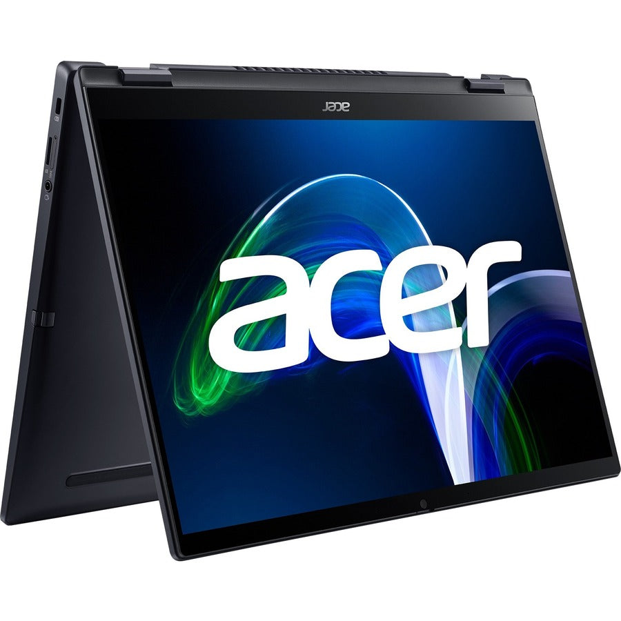 Acer TravelMate Spin P6 P614RN-52 TMP614RN-52-73LE Ordinateur portable convertible 2 en 1 à écran tactile 14" - WUXGA - Intel Core i7 11e génération i7-1165G7 - 32 Go - SSD 1 To - Clavier anglais - Noir NX.VT1AA.006