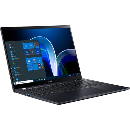 Acer TravelMate Spin P6 P614RN-52 TMP614RN-52-73LE Ordinateur portable convertible 2 en 1 à écran tactile 14" - WUXGA - Intel Core i7 11e génération i7-1165G7 - 32 Go - SSD 1 To - Clavier anglais - Noir NX.VT1AA.006