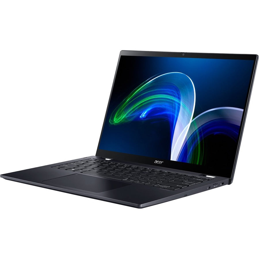 Acer TravelMate Spin P6 P614RN-52 TMP614RN-52-73LE Ordinateur portable convertible 2 en 1 à écran tactile 14" - WUXGA - Intel Core i7 11e génération i7-1165G7 - 32 Go - SSD 1 To - Clavier anglais - Noir NX.VT1AA.006