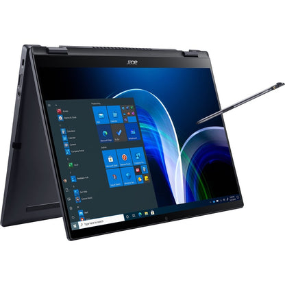 Acer TravelMate Spin P6 P614RN-52 TMP614RN-52-73LE Ordinateur portable convertible 2 en 1 à écran tactile 14" - WUXGA - Intel Core i7 11e génération i7-1165G7 - 32 Go - SSD 1 To - Clavier anglais - Noir NX.VT1AA.006