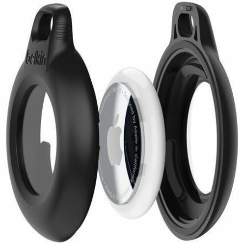 Support étanche et sécurisé Belkin avec porte-clés pour AirTag MSC013btBK