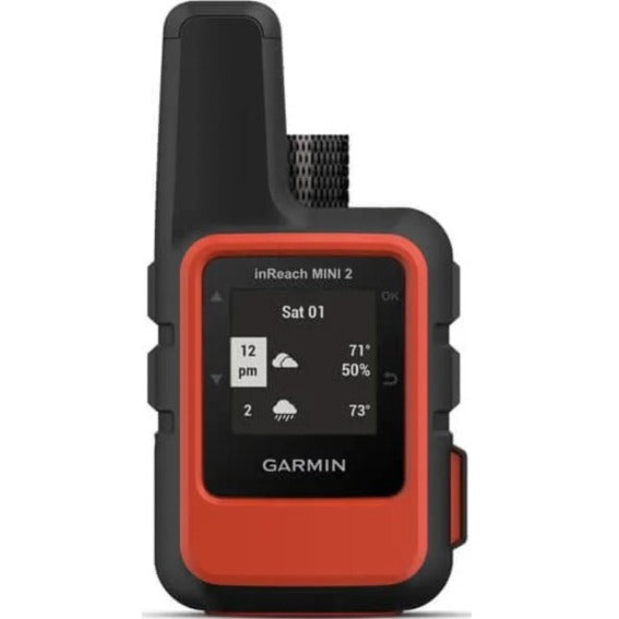 Navigateur GPS portable Garmin inReach Mini 2 - Rouge flamme - Robuste - Portable, portable 010-02602-00