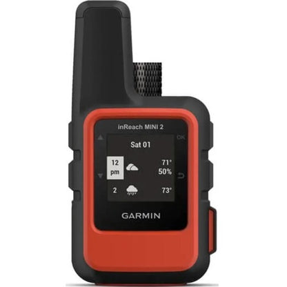 Navigateur GPS portable Garmin inReach Mini 2 - Rouge flamme - Robuste - Portable, portable 010-02602-00
