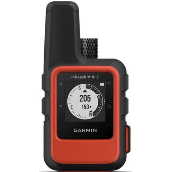 Navigateur GPS portable Garmin inReach Mini 2 - Rouge flamme - Robuste - Portable, portable 010-02602-00