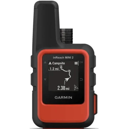 Navigateur GPS portable Garmin inReach Mini 2 - Rouge flamme - Robuste - Portable, portable 010-02602-00
