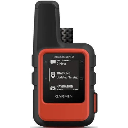 Navigateur GPS portable Garmin inReach Mini 2 - Rouge flamme - Robuste - Portable, portable 010-02602-00