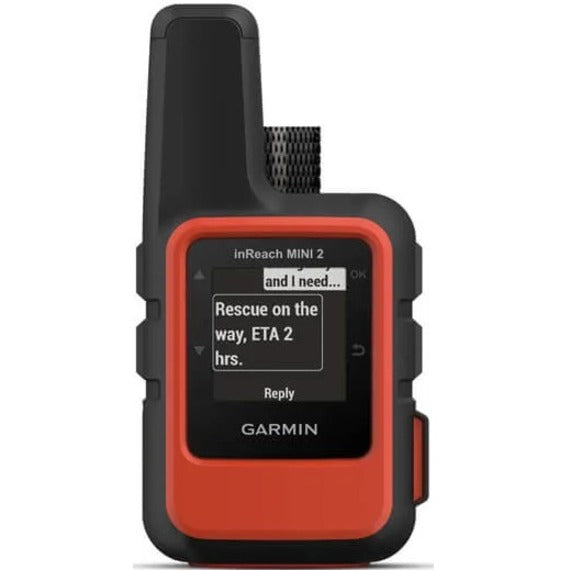 Navigateur GPS portable Garmin inReach Mini 2 - Rouge flamme - Robuste - Portable, portable 010-02602-00