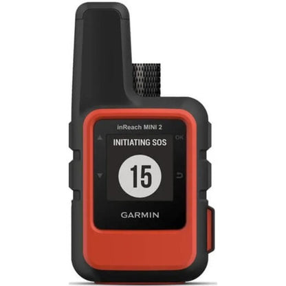 Navigateur GPS portable Garmin inReach Mini 2 - Rouge flamme - Robuste - Portable, portable 010-02602-00