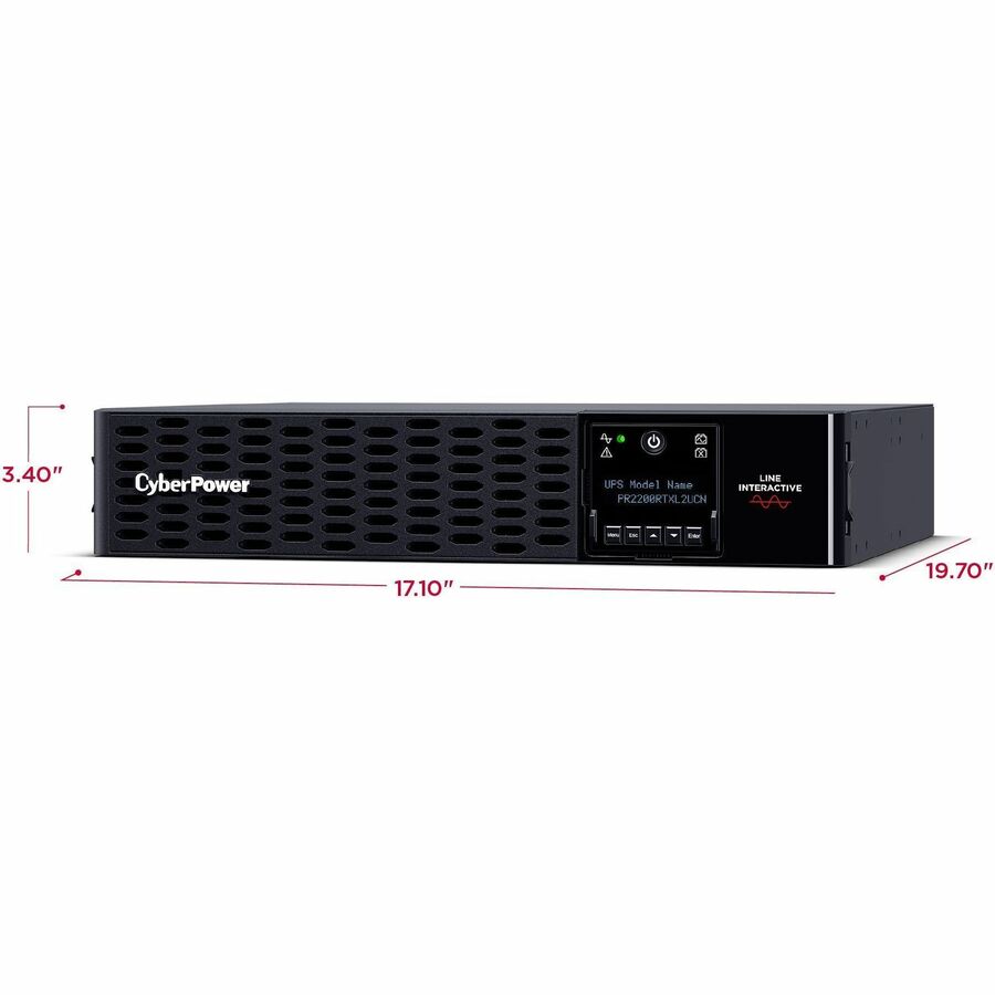CyberPower Nouvel onduleur Smart App Sinewave PR2200RTXL2UCN 2200 VA Onduleur convertible tour/rack PR2200RTXL2UCN