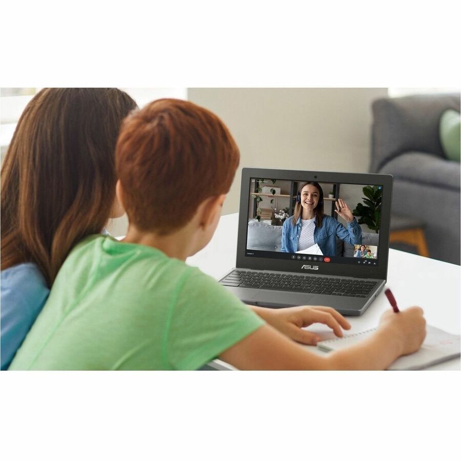 Asus Chromebook CR1 CR1100CKA-GJ0314 Chromebook 11,6" - HD - Intel Celeron N4500 - 8 Go - Mémoire Flash 64 Go - Gris foncé CR1100CKA-GJ0314