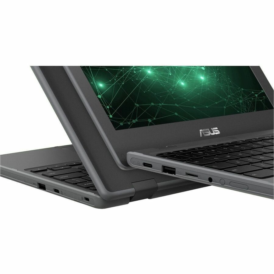 Asus Chromebook CR1 CR1100CKA-GJ0314 Chromebook 11,6" - HD - Intel Celeron N4500 - 8 Go - Mémoire Flash 64 Go - Gris foncé CR1100CKA-GJ0314
