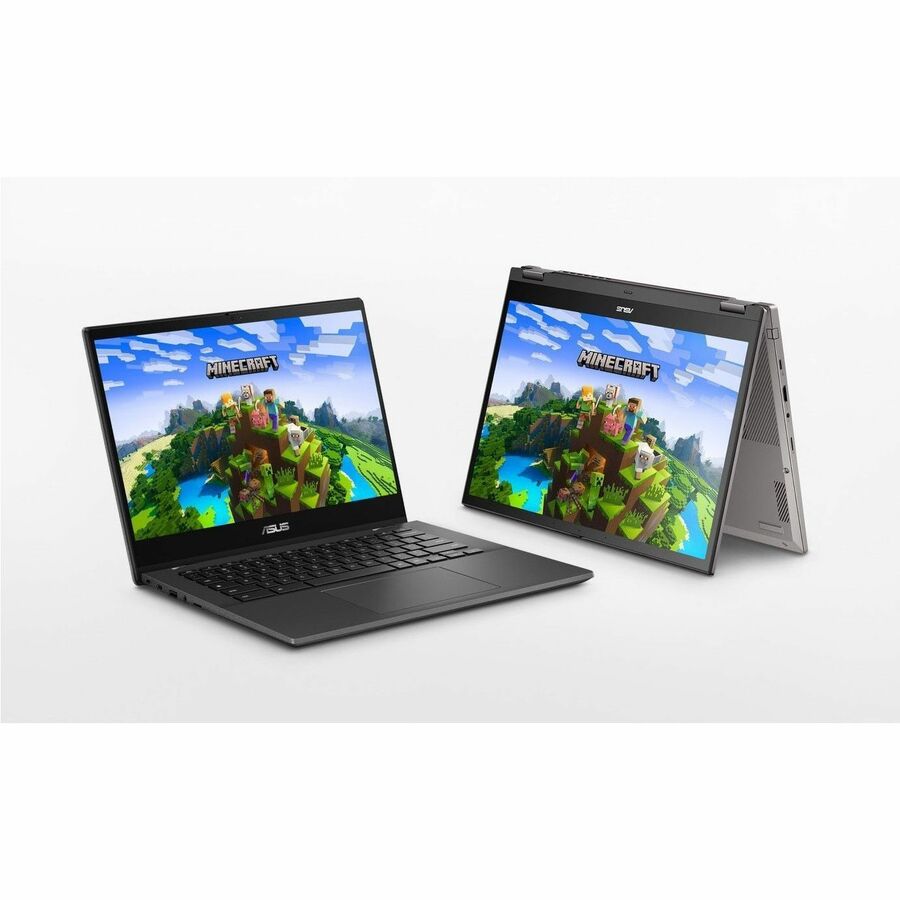 Asus Chromebook CR1 CR1100CKA-GJ0314 Chromebook 11,6" - HD - Intel Celeron N4500 - 8 Go - Mémoire Flash 64 Go - Gris foncé CR1100CKA-GJ0314