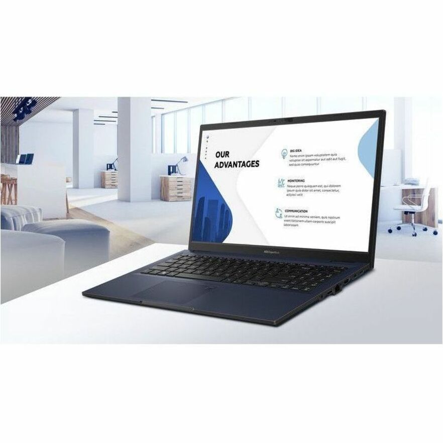 Asus ExpertBook Essential B1 B1502 B1502CBA-Q51P-CB 15.6" Notebook - Intel Core i5 12th Gen i5-1235U - 8 GB - 512 GB SSD - Star Black B1502CBA-Q51P-CB