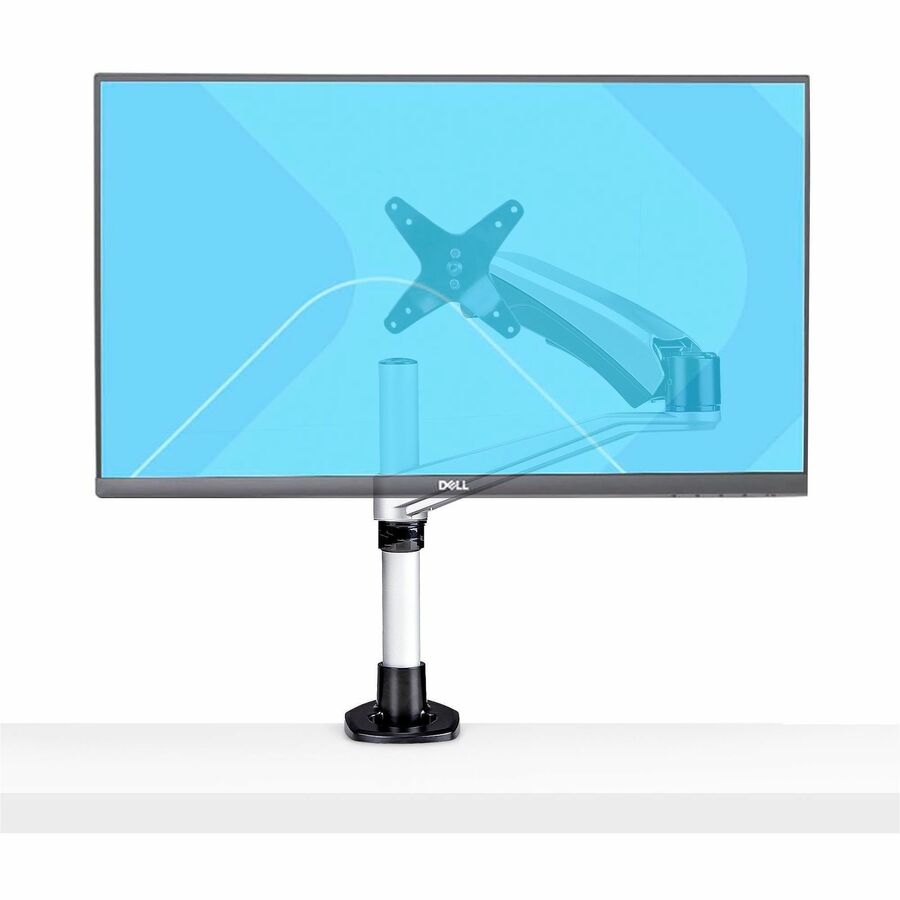 StarTech.com Support de bureau pour écran ultra large 27 pouces 16:9/30 pouces 21:9, VESA 75 x 75/100 x 100, bras réglables sans outil 1MP1ACG-MONITOR-ARM