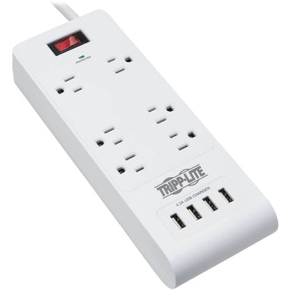 Parasurtenseur/protecteur de surtension à 6 prises Tripp Lite par Eaton TLP64USBRA15 TLP64USBRA15