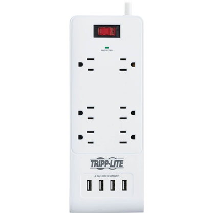 Parasurtenseur/protecteur de surtension à 6 prises Tripp Lite par Eaton TLP64USBRA15 TLP64USBRA15