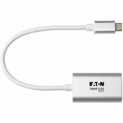 Adaptateur audio stéréo USB-C vers 3,5 mm Tripp Lite par Eaton - USB 2.0, argent U437-002