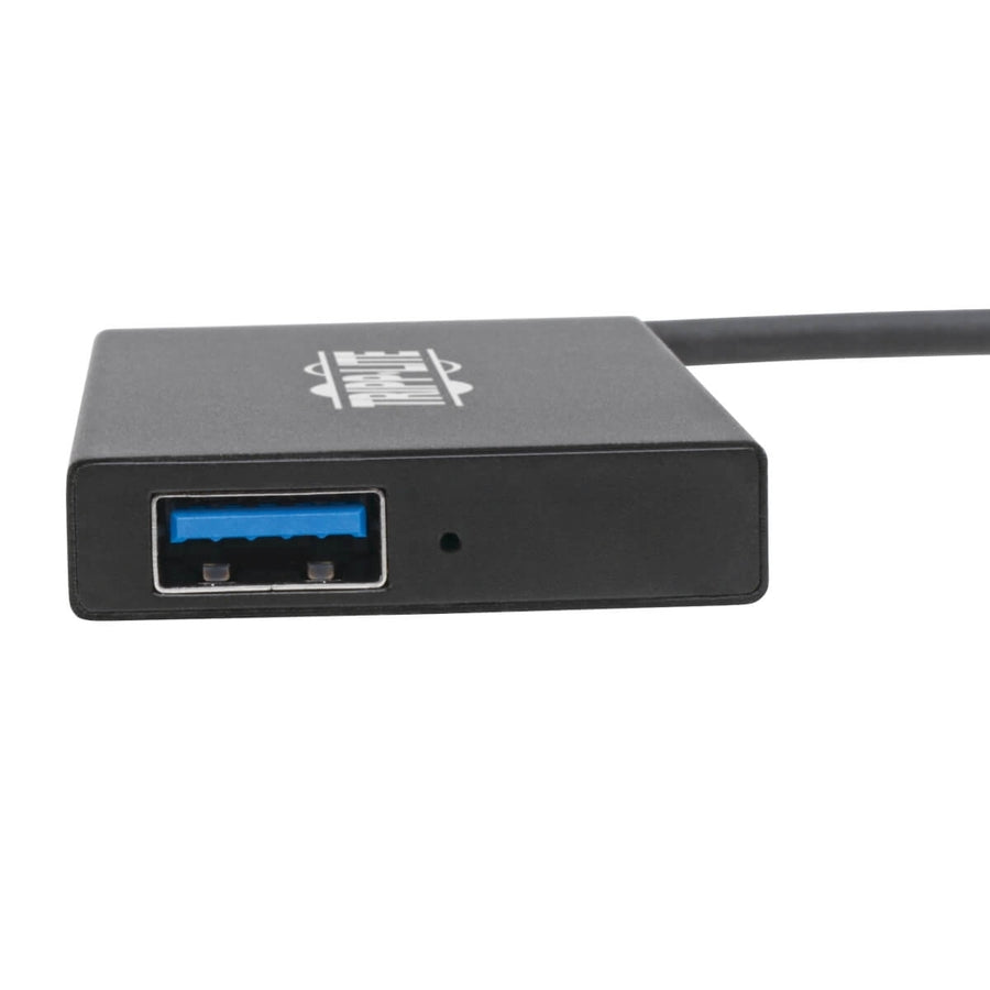 Hub USB 3.0 SuperSpeed ​​Slim de Tripp Lite par Eaton, 5 Gbit/s - 4 ports USB-A, portable, aluminium U360-004-4A-AL