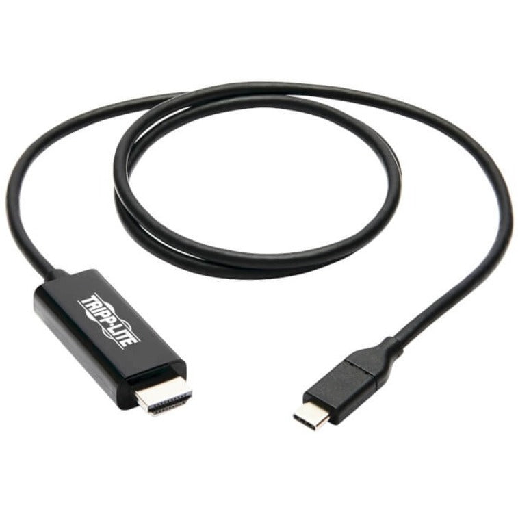 Adaptateur USB-C vers HDMI Tripp Lite par Eaton U444-003-H4K6BE, M/M, noir, 3 pi. U444-003-H4K6BE