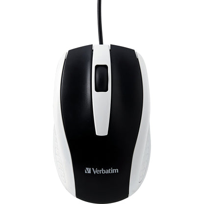 Souris optique filaire pour ordinateur portable Verbatim - Blanc 99740