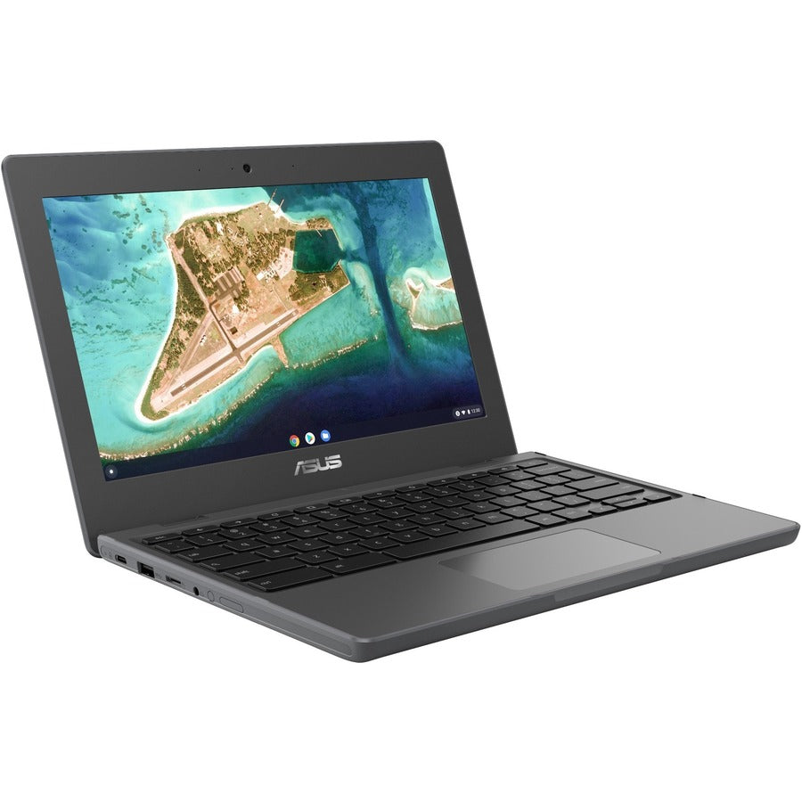 Asus Chromebook CR1 CR1100CKA-C1-CA Chromebook 11,6" - HD - Intel Celeron N4500 - 4 Go - Mémoire Flash 32 Go - Gris foncé CR1100CKA-C1-CA