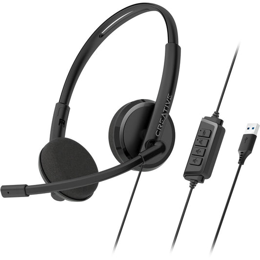 Casque USB Creative HS-220 avec micro antibruit et télécommande en ligne 51EF1070AA001