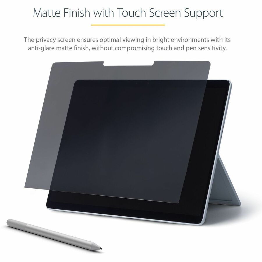 StarTech.com Écran de confidentialité pour ordinateur portable Surface 13,5 pouces / Surface Book, filtre de confidentialité antireflet avec réduction de la lumière bleue de 51 %, finition mate 135S-PRIVACY-SCREEN