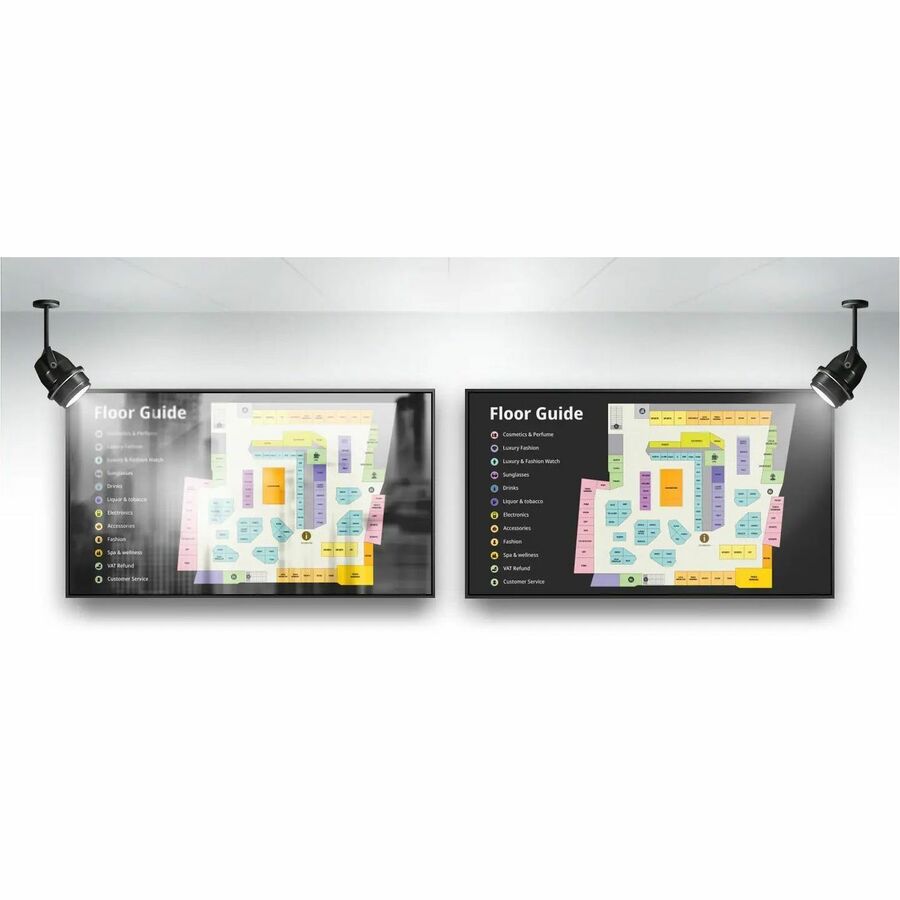 Écran d'affichage Samsung Crystal UHD QMC LH65QMCEBGCXGO