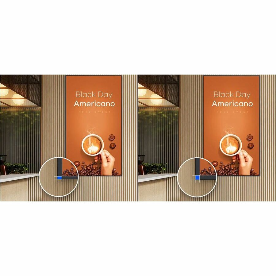 Écran d'affichage Samsung Crystal UHD QMC LH65QMCEBGCXGO