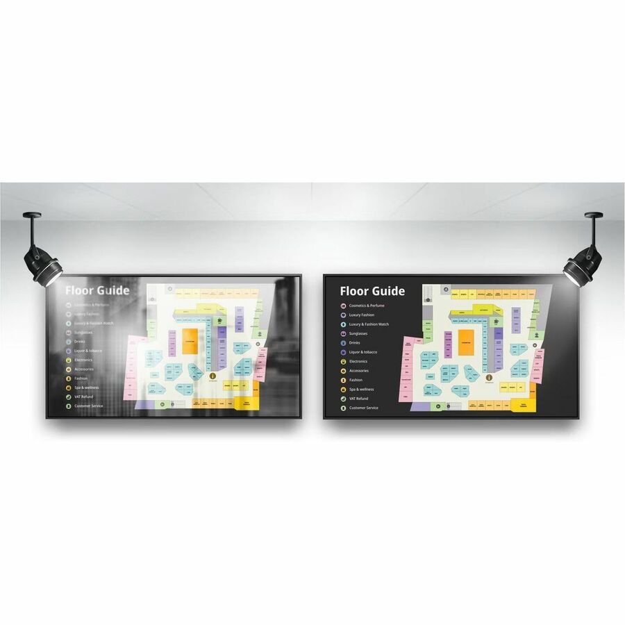 Écran d'affichage Samsung Crystal UHD QMC LH55QMCEBGCXGO