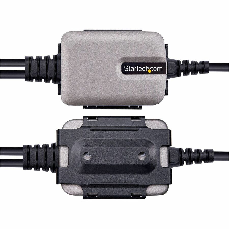 StarTech.com Câble adaptateur USB vers série 2 ports de 4 m, rétention COM, FTDI, DB9 RS232, vis/écrous DB9 interchangeables, Windows/macOS/Linux 2P6FFC-USB-SERIAL