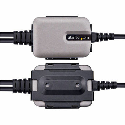 StarTech.com Câble adaptateur USB vers série 2 ports de 4 m, rétention COM, FTDI, DB9 RS232, vis/écrous DB9 interchangeables, Windows/macOS/Linux 2P6FFC-USB-SERIAL