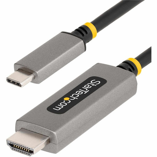 StarTech.com Câble adaptateur USB-C vers HDMI de 3 m, 8K 60 Hz, 4K 144 Hz, HDR10, convertisseur USB Type-C vers HDMI 2.1, compatible USB-C/USB4/TB3/4 136B-USBC-HDMI213M